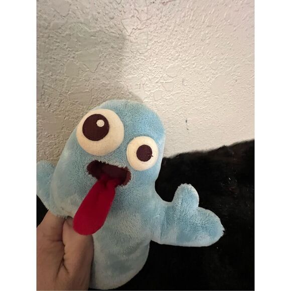 Starbucks 2006 Halloween Pals Plush Stuffed Animal Blue Tongue Stickout - Picture 2 of 4